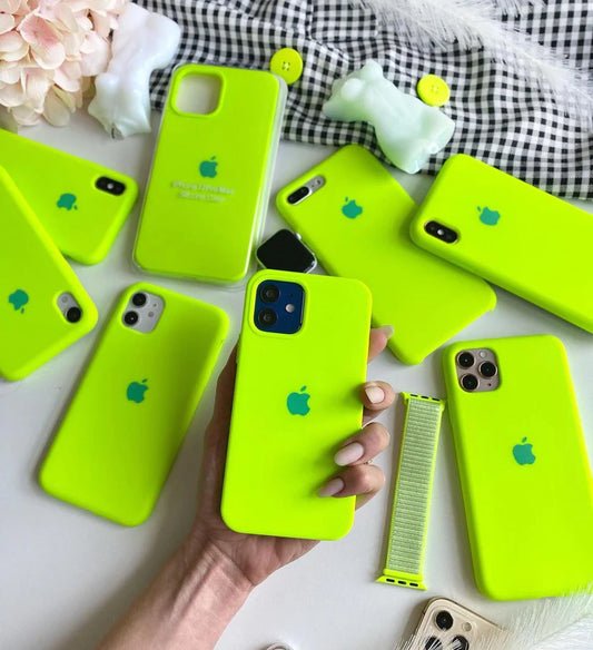 Husă iPhone Silicone Case Green Neon