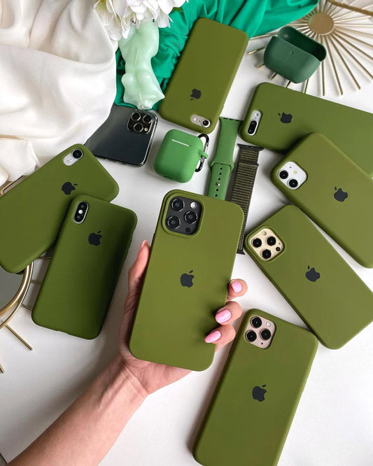 Husă iPhone Silicone Case Green Army